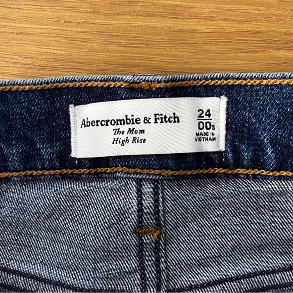 Abercrombie & Fitch The Mom High Rise Distressed jeans medium wash - 24 - Picture 10 of 11